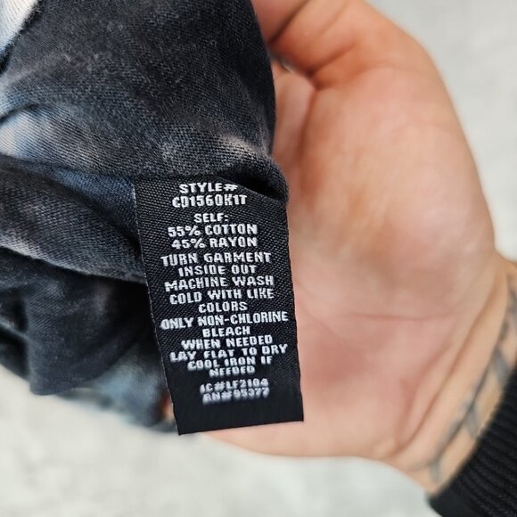 Sanctuary Easy Way Tie Dyed T-Shirt Dress Womens Size S Black Sleeveless Knit - Picture 10 of 10